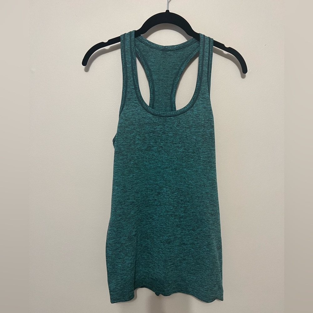 Lululemon Heathered Teal Green Size Small Tank